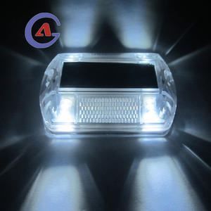 Reflectores solares de carretera, tachuelas solares para carretera, marcadores reflectantes para pavimento, luz LED solar para carretera - Product Image 1