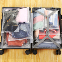Kalee sacs à fermeture éclair personnalisés sac de vêtements translucide sacs d'emballage givrés pour t-shirt sacs d'emballage pour vêtements