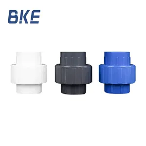 Chinese High Quality Plastic PVC Pipe Nipple Thread Fittings UPVC feed water loose connection