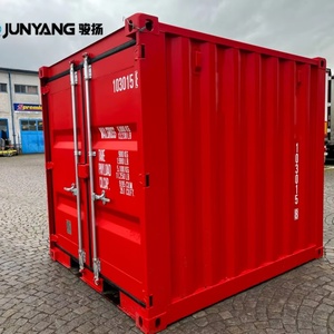 ตู้คอนเทนเนอร์เก็บสินค้าแห้งขนาดเล็ก 8 ฟุต รุ่นใหม่ ขายดี ทนทาน ผลิตจากเหล็กคอร์เทน ผลิตในจีน ความจุ 9.9 ลูกบาศก์เมตร - Product Image 1