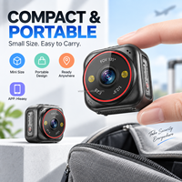 Caméra de surveillance extérieure Wistino HD 12X Zoom AI IP 4G, caméra portable VLOG 3MP MINI AOV 4G