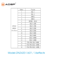 Offre Spéciale : Carte d'amplification de microphone DN2420 1601 avec module de mixage audio à réverbération numérique pour karaoké et module de haut-parleur