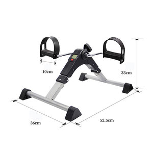 Mini bicicleta de ejercicio con Pedal portátil para entrenamiento de salud, Mini bicicleta de ejercicio blanca con pétalos plegables - Product Image 2