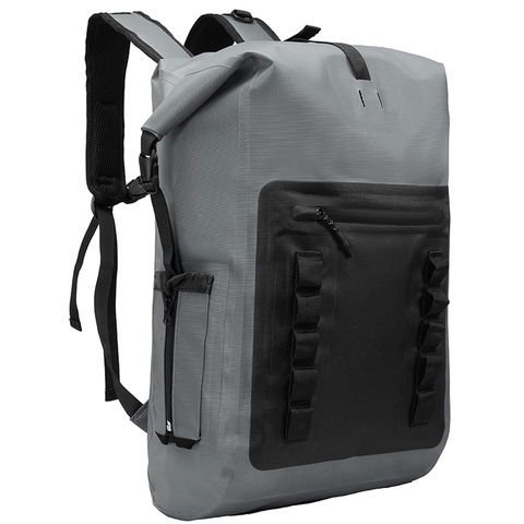 Low MOQ Fashion Waterproof Dry Bag Backpack 30L Heavy Duty Hasp Closure Kayaking Beach Boating Swimming Surfing