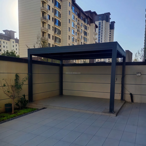 Store enrouleur pare-soleil anti-UV pour terrasse, patio, gazebo, pergola, avec écran de confidentialité en tissu et fermeture éclair - Product Image 4