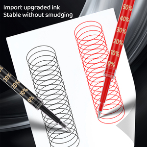 0.5Mm Rộng Phổ Gel Bút Nạp Màu Đen Và Màu Đỏ Mịn Bằng Văn Bản Hộp Mực Nhựa Cho Bút Sử Dụng - Product Image 4