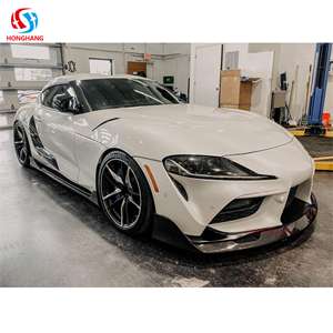 Spoiler avant Honghang en fibre de carbone pour <span class=keywords><strong>Toyota</strong></span> <span class=keywords><strong>Supra</strong></span> A90 Edition <span class=keywords><strong>J29</strong></span>/DB MkV 2019-2021, service personnalisé OEM - Product Image 2