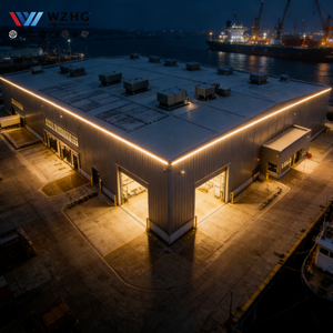 Nave Industrial de Acero Galvanizado en Caliente, Duradera, para Logística, con Certificación TUV, Proveedor Directo - Product Image 1