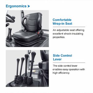 Precio competitivo de fábrica Carretilla elevadora de propano de 2,5 toneladas Contenedor Palanca de cambios lateral Carretilla elevadora de gasolina LPG - Product Image 4