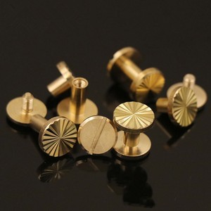 10Mm Túi Phần Cứng Túi Xách Trang Trí Rắn Brass Đinh Tán Nút Nail Khóa Đinh Tán Vít - Product Image 3