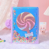 Joli carnet à paillettes licorne, carnet de notes coloré pour enfants, cadeau de dessin animé, carnet d'étudiant