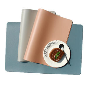 Nordic Style Imitation Leather <b>Placemats</b> Waterproof and Oilproof <b>Placemats</b> Heat Insulation Table Mats Hotel Home <b>Placemats</b> - Product Image 1