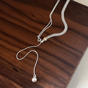 Collier ras du cou en argent sterling 925 Yinruitai pour femme, design multi-couches en forme de goutte d'eau, cadeau - Product Image 4