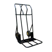 Capacité de charge robuste de 350kg Chariot à main gonflable à 2 roues Camions à plate-forme en acier durable Usage domestique Outils de stockage des achats OEM