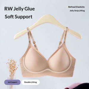 <span class=keywords><strong>Reggiseno</strong></span> Push-Up Senza Ferretto Traspirante in Maglia Antibatterica per Donna, Tinta Unita, Estivo, in Nylon, Solleva e Riduce il Seno Grande - Product Image 3