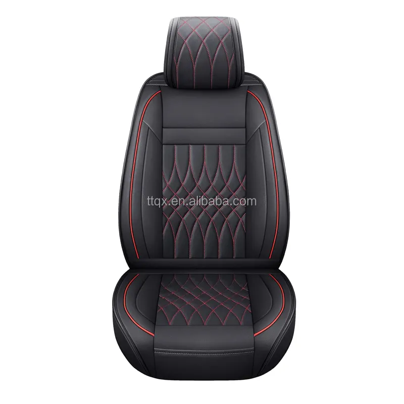 Auto-Sitzbezüge für Nissan Titan 2017-2024 Komplettsatz luxuriöses individualisiertes Leder-Wasserdicht-Autositzschutz