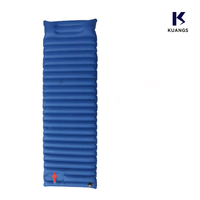 Matelas de couchage gonflable auto-gonflant 2026 pour l'extérieur, épaisseur 10 cm, avec pompe intégrée, pour tente de camping