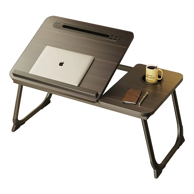 निर्माता थोक _यूएसबी बेड लैपटॉप डेस्क फोल्डेबल डॉरमेट्री आलसी डेस्क बच्चों का लर्निंग डेस्क छोटी मेज
