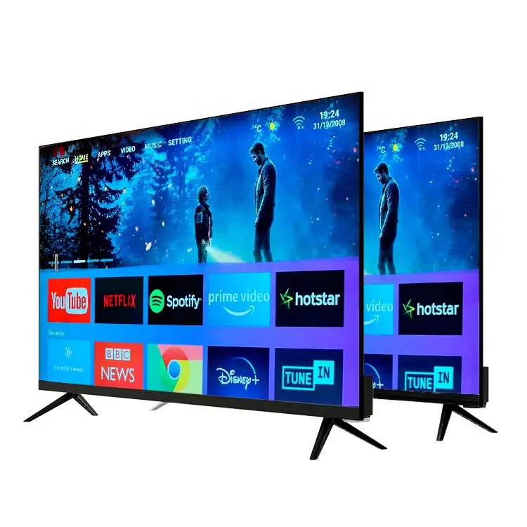 Smart TV personnalisable OEM 2k 4k android 9 11 12 tv smaert télévision LCD 32 pouces