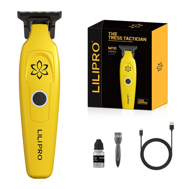 7000RPM Professional Barber Machines Zero Gapped Blade Cordless Rechargeable Edgers Hair Cutting Machine Salon Trimmers