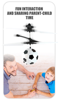 LONGXI Hélicoptère volant jouets à distance IR LED boule de contrôle manuel jouets Capteur de geste machine avion volant infrarouge pour enfant