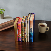 Impresión de Libros de Novela de Lujo con Encuadernación de Alambre y Bordes Pintados, Edición Especial, Encuadernación de Tapa Dura Personalizada de Alta Calidad