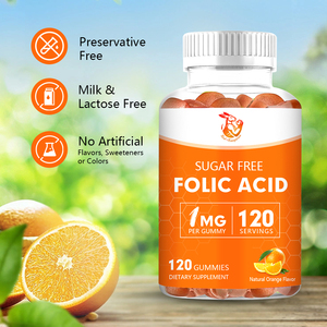 Gomitas de Ácido Fólico OEM ODM con Alcohol de Azúcar y Sodio, Mantente Saludable y Fuerte Durante el Embarazo, Gomitas Dietéticas - Product Image 6