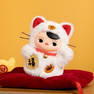 100% Original para POP MART Pucky Roly Poly Kitty serie vinilo felpa caja ciega figura de juguete estatuas Animal ornamental regalo sorpresa - Product Image 2
