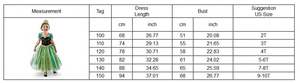 Vestido Casual de Encaje con Bordado Floral para Bebé Niña, Disfraz de Princesa Anna Verde para Fiesta, Ropa de Cosplay Infantil, Disfraz Elegante de Verano - Product Image 6