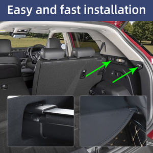 Accesorios de Decoración para el Interior del Automóvil, Cubierta Retráctil para Maletero, para <span class=keywords><strong>SsangYong</strong></span> Korando 2019-2024 - Product Image 4