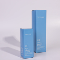 Boîtes d'emballage personnalisées pour produits de soin bio OEM, boîtes vides pour gloss à lèvres, lamination mate, gaufrage pour crème pour les yeux, impression avec revêtement UV