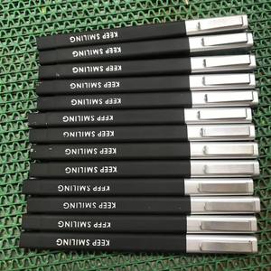 Pulpen Hotel Mewah Berbahan Karet Persegi dengan Klip Emas, Logo Kustom, Pulpen Promosi Berkualitas Tinggi, Grosir dalam Jumlah Besar untuk Hadiah VIP - Product Image 5