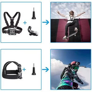 Kit de Accesorios para Cámara de Acción HONGDAK 58 en 1, Juego de Accesorios para GoPro Hero 13 12 <span class=keywords><strong>11</strong></span> 10, Monopié, Palo Selfie, Clip - Product Image 3