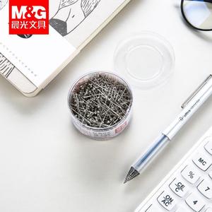 Épingles de bureau M&G taille 3, tube de 100g, anti-rouille, épingles standard pour usage de bureau - Product Image 1