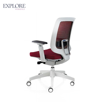 Executive Mesh Staff Ergonomique Réglable Interview Boss Computer Conference Chaise de bureau pivotante Bureau du directeur
