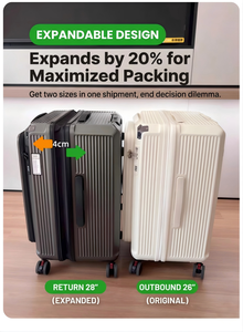 <span class=keywords><strong>Valise</strong></span> de voyage rigide en PC de luxe durable à ouverture frontale avec roues pivotantes à 360 degrés, serrure TSA, port de charge USB, personnalisable OEM - Product Image 2