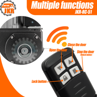 Haute qualité 433MHz 4CH métal télécommande grand bouton haute sécurité Code d'apprentissage pour moteurs de porte battante coulissante