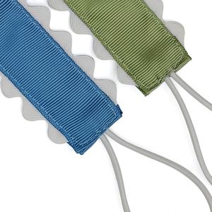 Clips à sucettes écologiques personnalisés en gros-grain polyester/coton à double face à vente chaude OKAY - Product Image 5