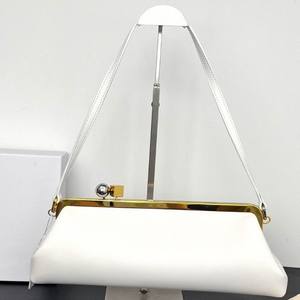 กระเป๋าคลัทช์หนังวัวแท้สไตล์วินเทจ กระเป๋าใส่ลิปสติกแฟชั่นสำหรับผู้หญิง กระเป๋าหนังลายจระเข้ขนาดเล็ก กระเป๋าสะพายข้างสุดหรู กระเป๋าถือใต้วงแขน - Product Image 4