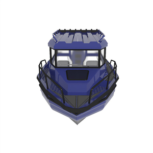 Hot <strong>Sale</strong> Aluminum <strong>Boat</strong> 6.85m/23ft Jet Craft Cabin Cruiser Welded Aluminum Fishing <strong>Boat</strong> with <strong>Walkaround</strong> &amp; Handbasin &amp; Gas Stove