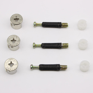 Mini système de <span class=keywords><strong>fixation</strong></span> de meubles 3 en 1: came <span class=keywords><strong>excentrique</strong></span>, vis, contre-écrou et boulon - Product Image 5