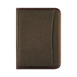 OEM de alta calidad <span class=keywords><strong>A4</strong></span>/A5 <span class=keywords><strong>PU</strong></span> cuero Conferencia cartera carpeta con cremallera <span class=keywords><strong>A4</strong></span> Bloc de notas pluma caso Tablet Padfolio archivo bolsillos fábrica - Product Image 2