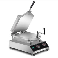 Moule personnalisé Machine à crêpes et à gaufres commerciale rabattable Machine à pâtisserie Poffertje Mini crêpière hollandaise