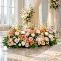 Roses artificielles en soie faites à la main pour la décoration de l'allée de mariage, la décoration de jardin en plein air, la décoration de fête, style naturel, durables et respectueuses de l'environnement