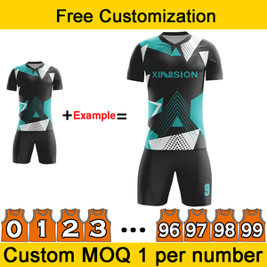 Conjunto de Uniforme de Fútbol Personalizado con Logotipo, Números y Patrones, Transpirable, de Alta Calidad, para Hombres, Estudiantes, Niños, Equipos, Competencia, Servicio OEM - Product Image 3