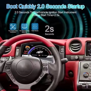 NaviHua 12.3 Inch LCD Dashboard Auto <b>Speedometer</b> <b>Car</b> Digital Cluster Instrument <b>for</b> Nissan GTR 2011-2017 - Product Image 5