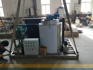 Machine à glaçons en flocons Robin 5T - Acier inoxydable, refroidissement par eau électrique, usage industriel - Product Image 2