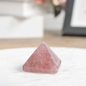 Pirámides de Cuarzo Mixto Talladas de 10 mm, Mini Tallados de Cristal, Otras Artesanías de Cristal en Venta - Product Image 6