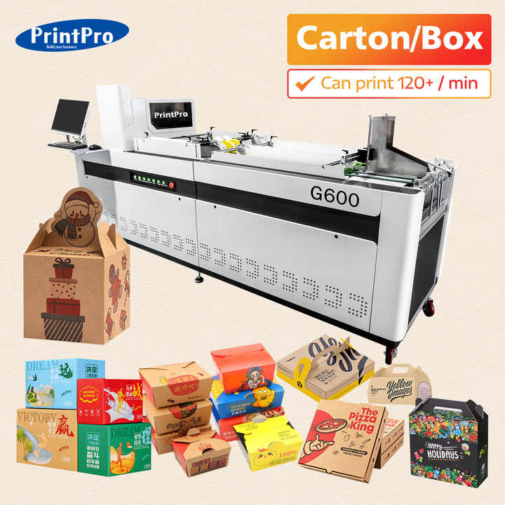 Printpro Portable Single Pass Printer Low Cost Inkjet Machine Garment Labels Foil Plastic Bags Packaging One Pass Printer