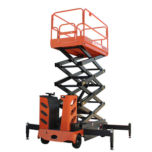 SOCMA 2000kg Kapazität Elektrische hydraulische Hubarbe its bühne Station 9m Höhe Scheren bühne mit Kettens ch linge für Einzelhandel hotels - Product Image 1